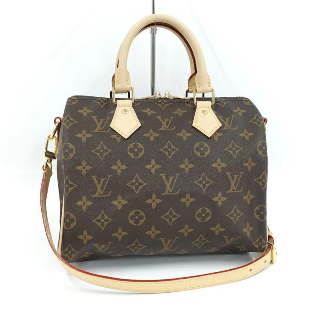Louis Vuitton Speedy Bandouliere Handbag Monogram Brown